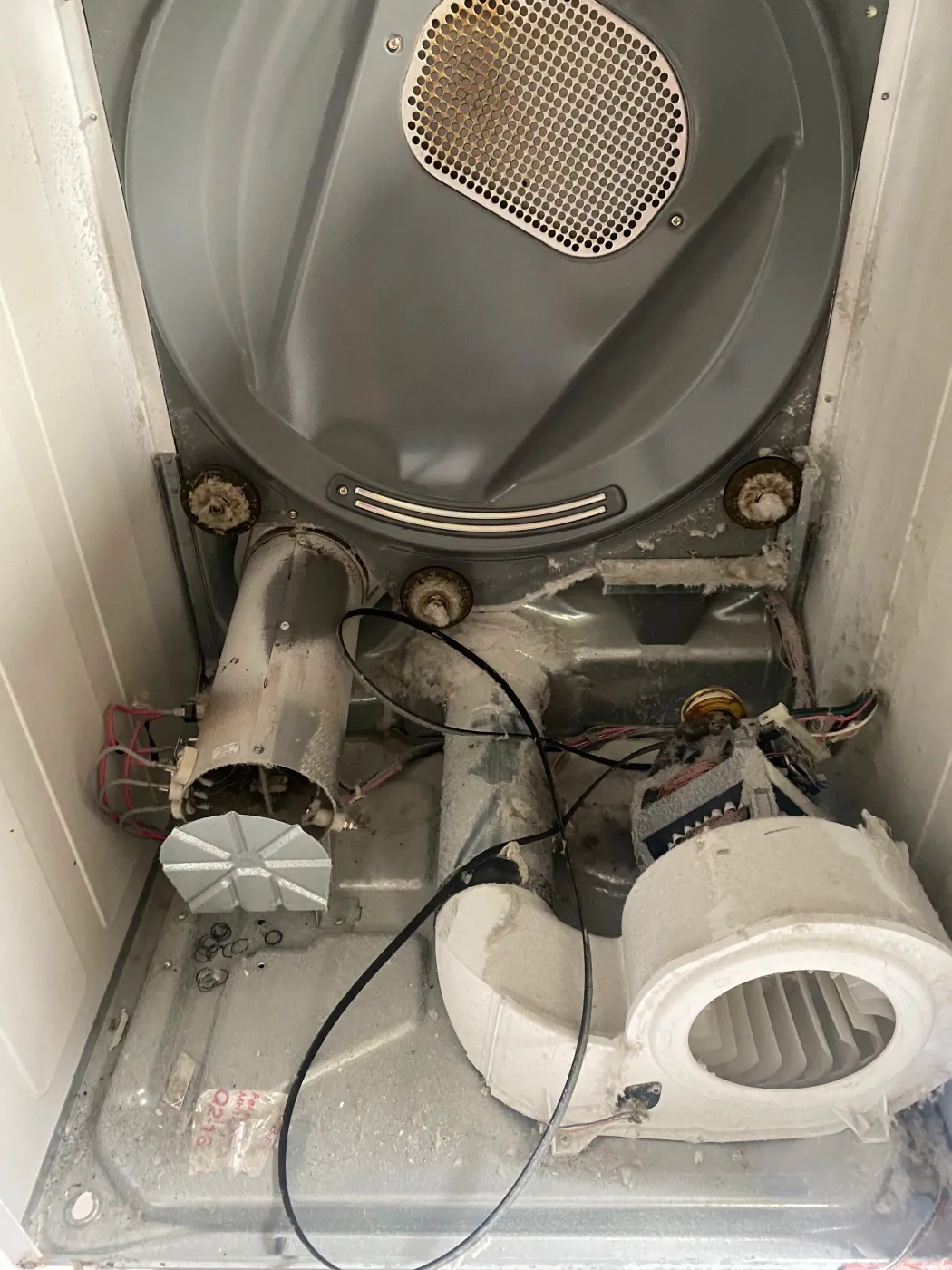 Dryer Repair — Before & After — Before Repair