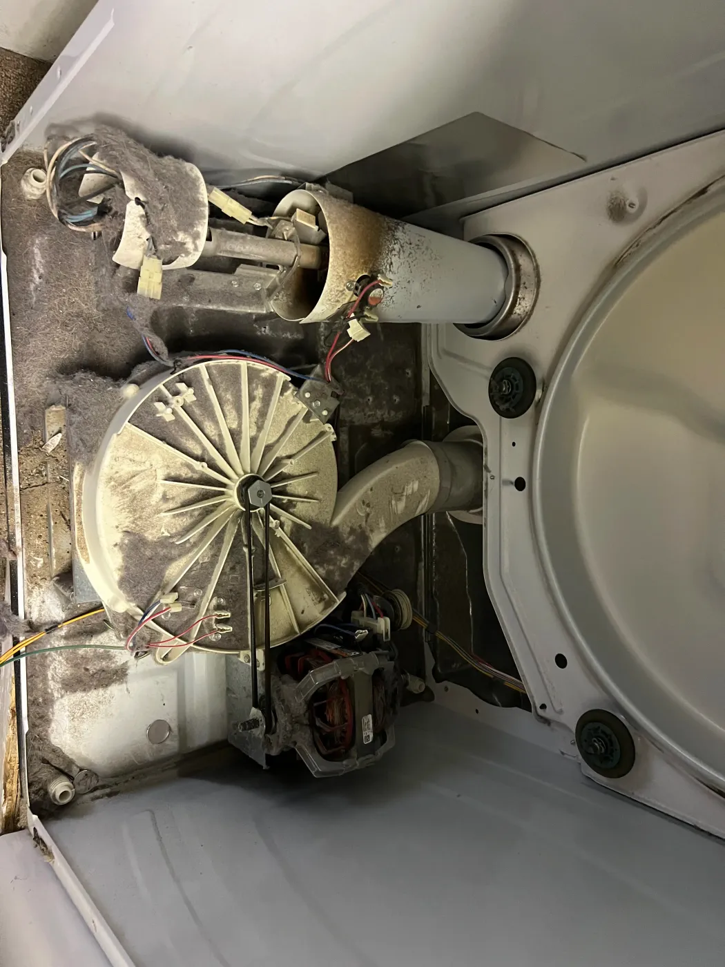 Maytag Dryer — Before & After — Before Repair